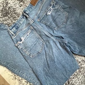 American Eagle Wide Leg Distressed Jeans